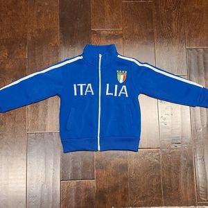 3/4T ITALIA zip up sweatshirt